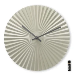 Wanduhr "Barbados", Quarzuhr, ohne Ticken, Ø 30 cm, Graugrün