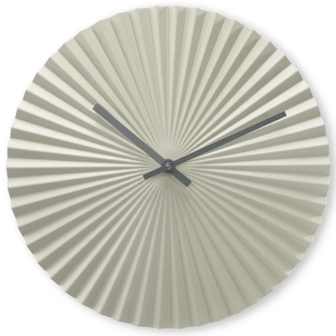 Wanduhr "Barbados", Quarzuhr, ohne Ticken, Ø 30 cm, Graugrün
