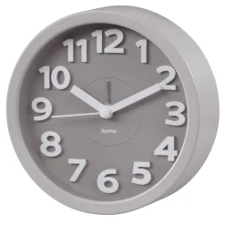 Wecker "Retro", rund, Taupe