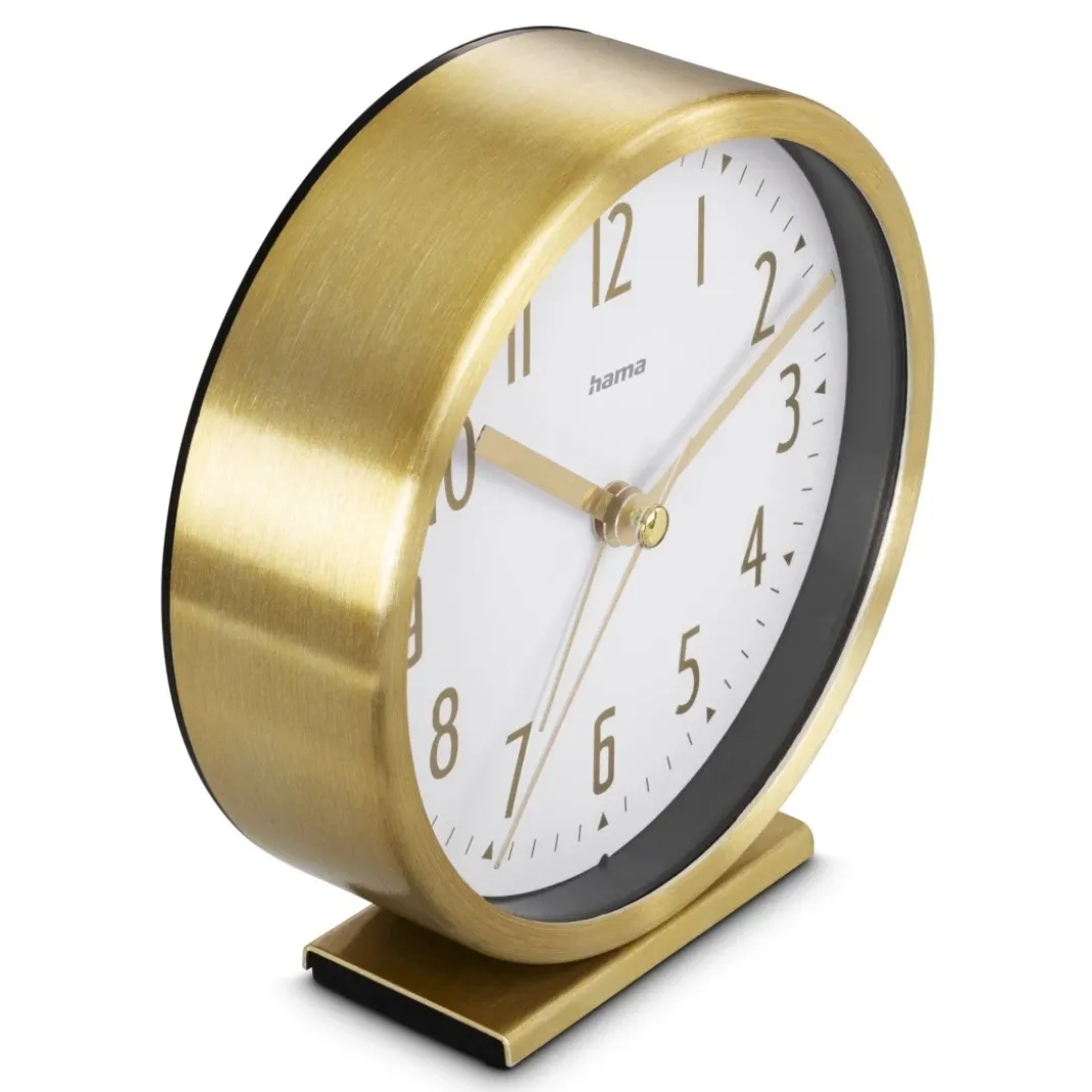 Wecker "Skye", ohne Ticken, Gold