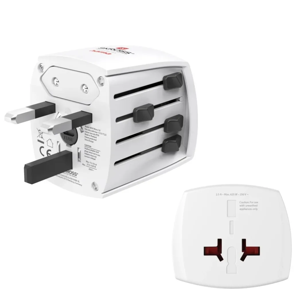 Weltreiseadapter "MUV Micro", 2-polig