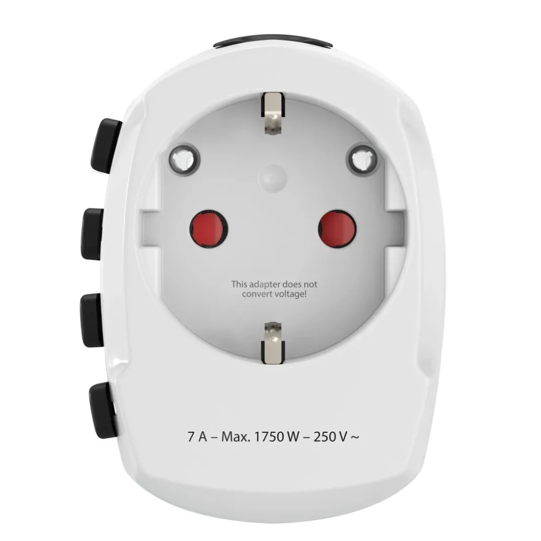 Weltreiseadapter "World Travel Pro", 3-polig