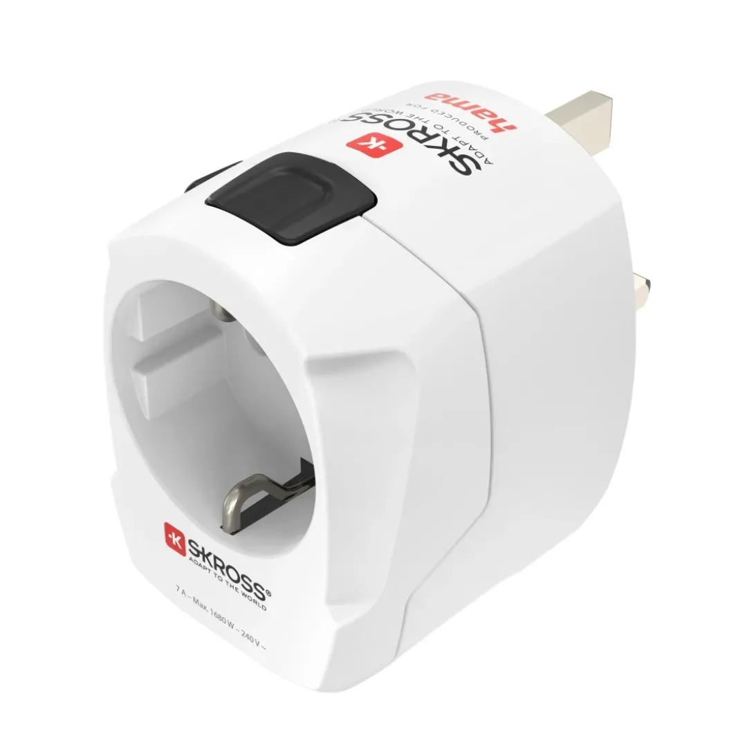 Weltreisestecker "World Travel Pro Light USB World", 3-polig, 2x USB