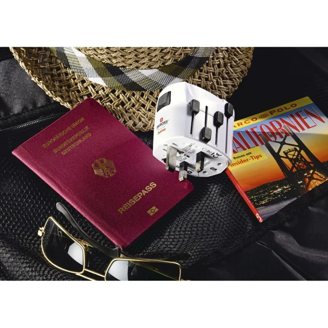Weltreisestecker "World Travel Pro", 3-polig