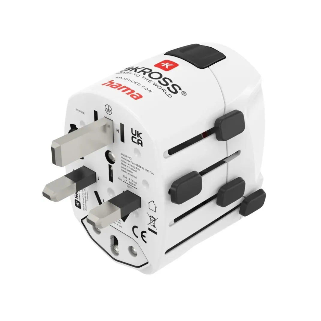 Weltreisestecker "World Travel Pro", 3-polig