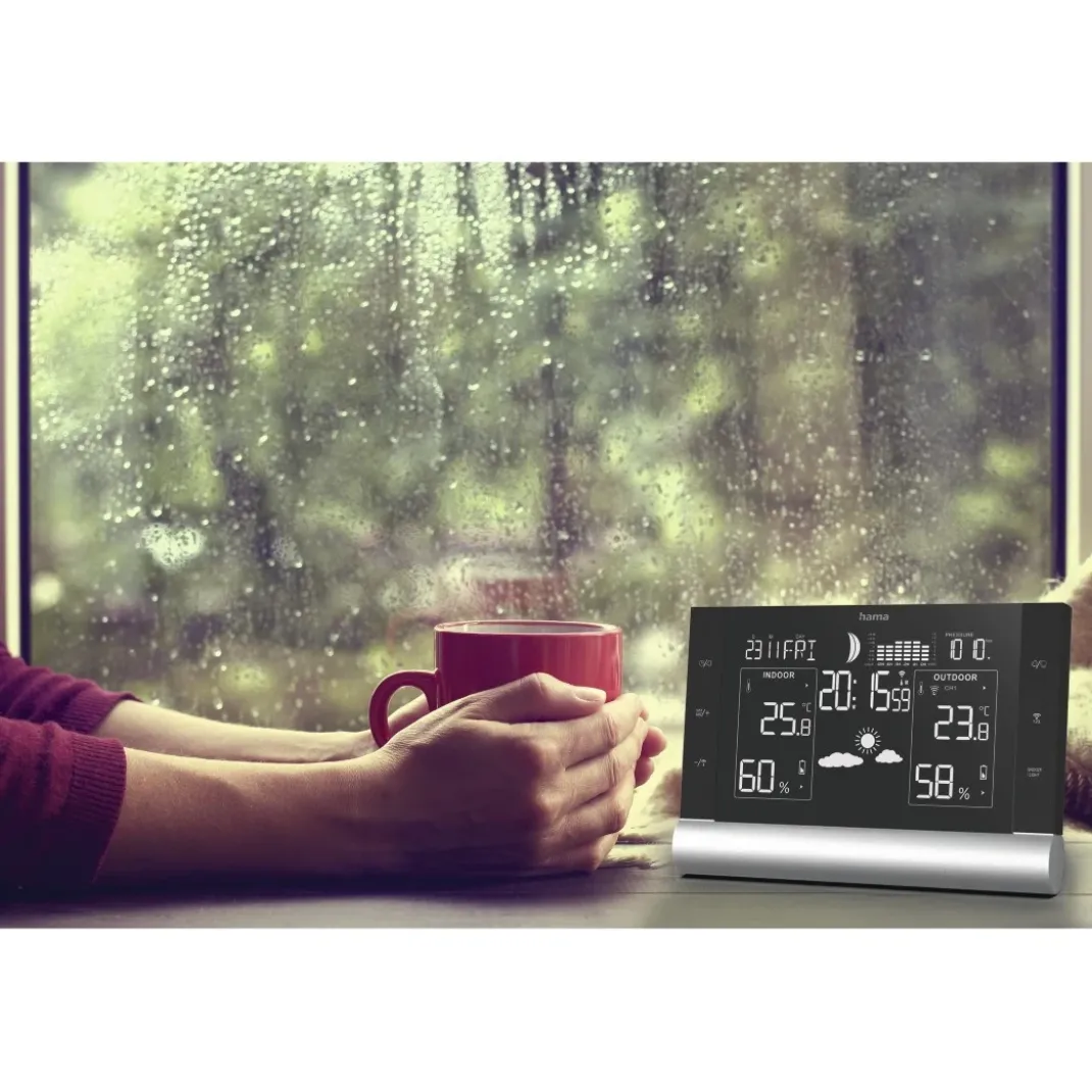 Wetterstation "Black Line Plus", Schwarz