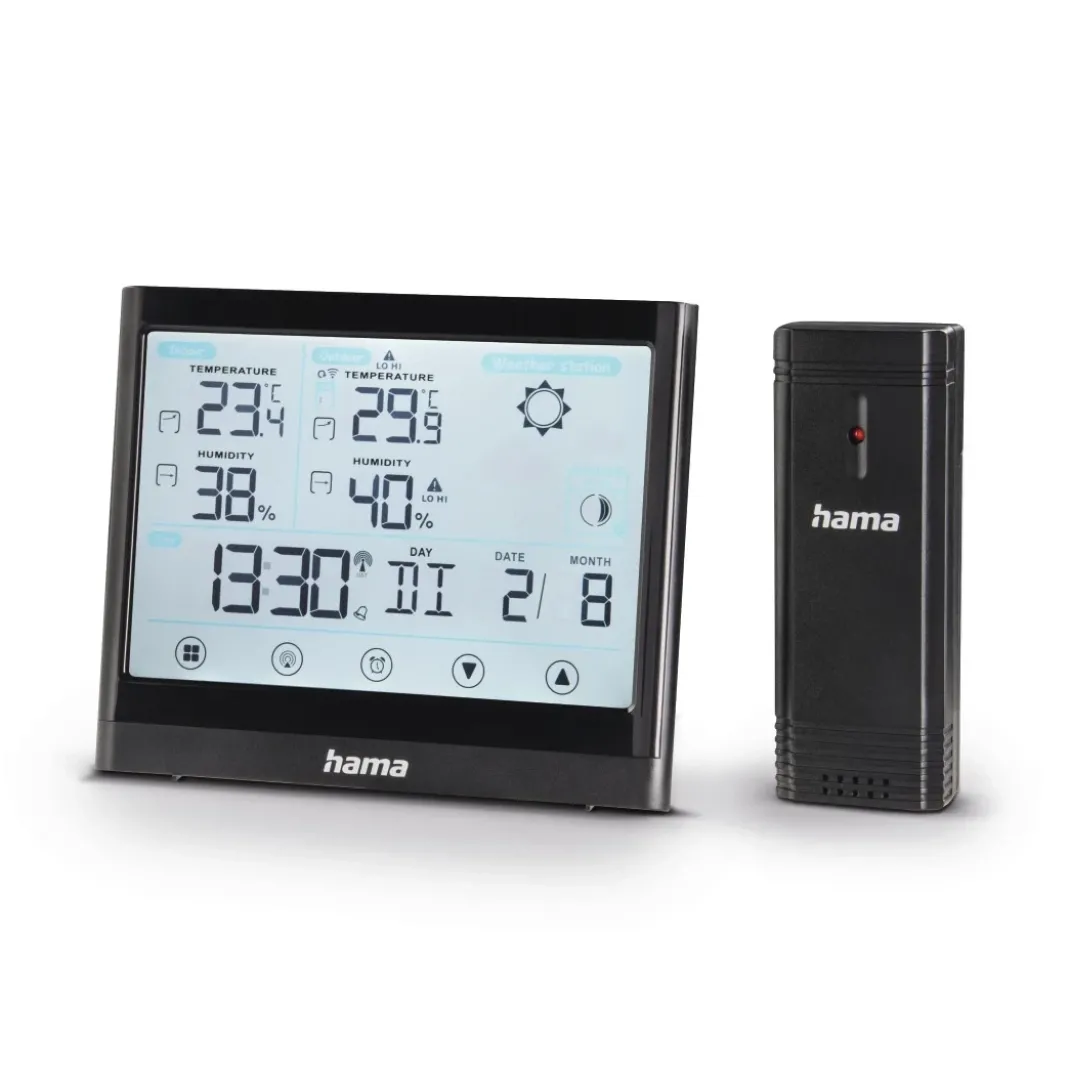 Wetterstation "Full Touch", Schwarz