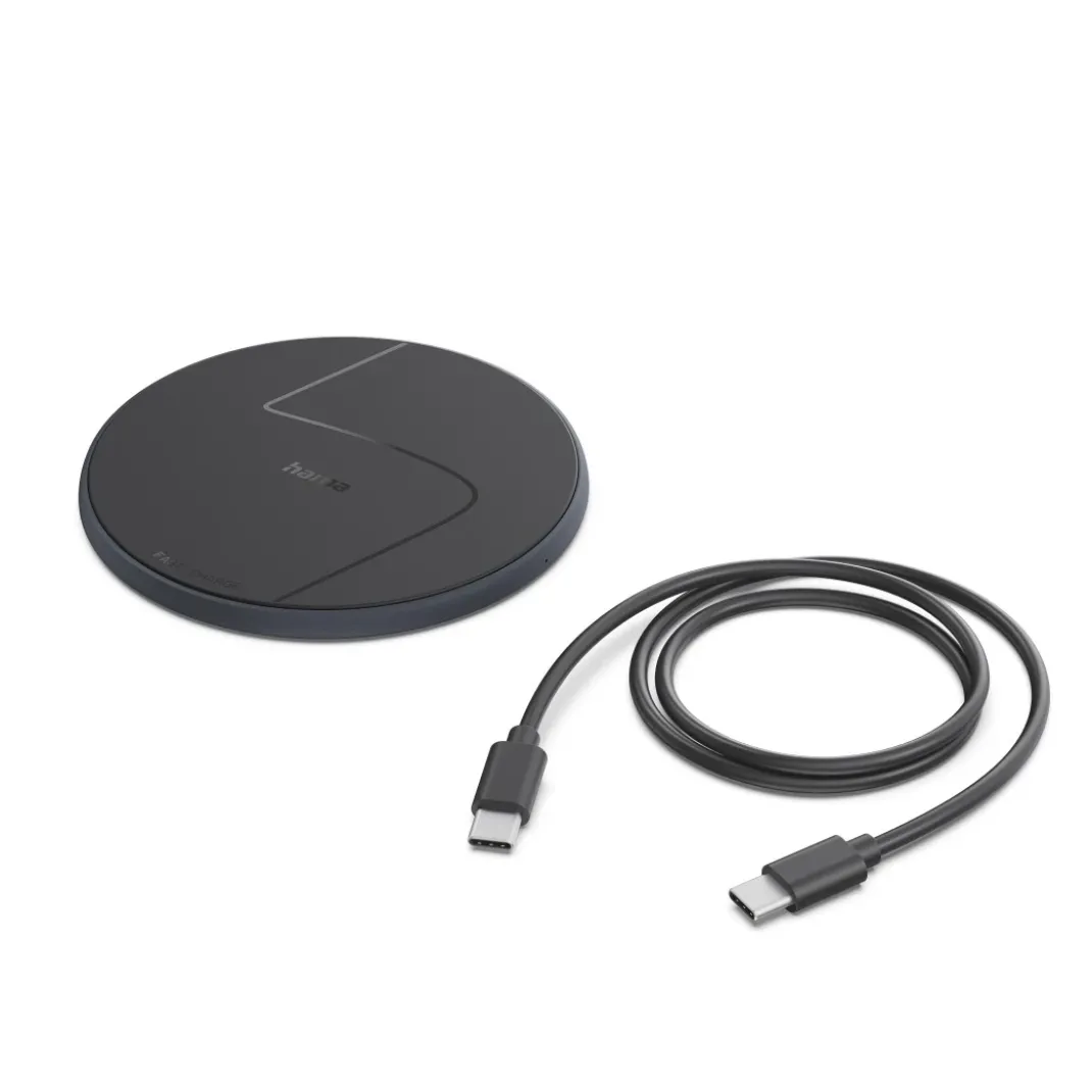 Wireless Charger, kabelloses Smartphone-Ladepad, 15 W, Schwarz