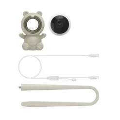 WLAN Babyphone mit Kamera u. App, Nachtsicht, Gegensprechen, Temperatur
