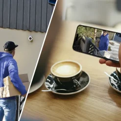 WLAN-Überwachungskamera mit Licht u. Bewegungsmelder, smart, für außen