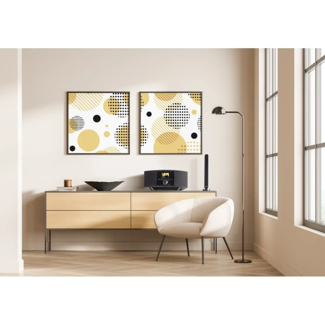 Zimmerantenne "Radio" für DAB+, DAB, UKW, aktiv, Verstärker 30 dB